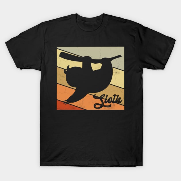 Vintage Sloth T-Shirt by Imutobi